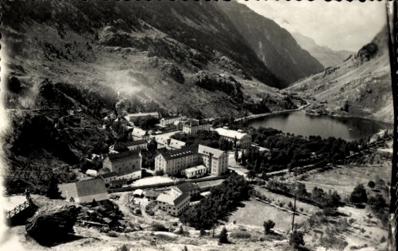 Postcard Sennheim on the Mosel, panorama with Mosel, Mosel steamer