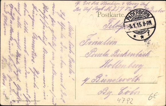 Postcard Bad Lippspringe in Westphalia, New Kurhaus