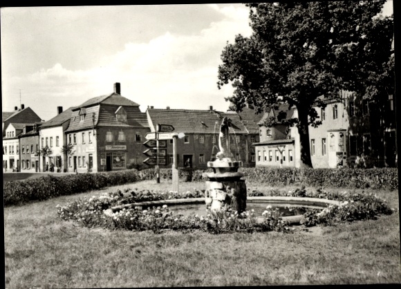 Ak Bad Lausick in Sachsen, Untermarkt