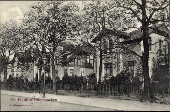 PC Hamburg Altona Groß Flottbek Othmarschen, Gottorpstrasse, villas