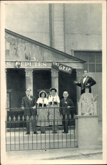 Postcard Stand of GRAP Superior Wines at the Paris Fair