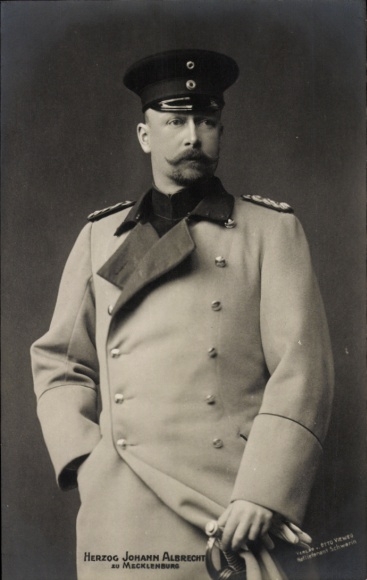 Ak Herzog Johann Albrecht zu Mecklenburg, Portrait