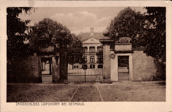 Ak Augustdorf im Teutoburger Wald, Jagdschloss Lopshorn