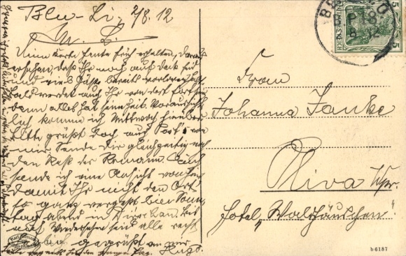 Postcard Berlin Lichtenberg, Town Hall, Rathausstraße