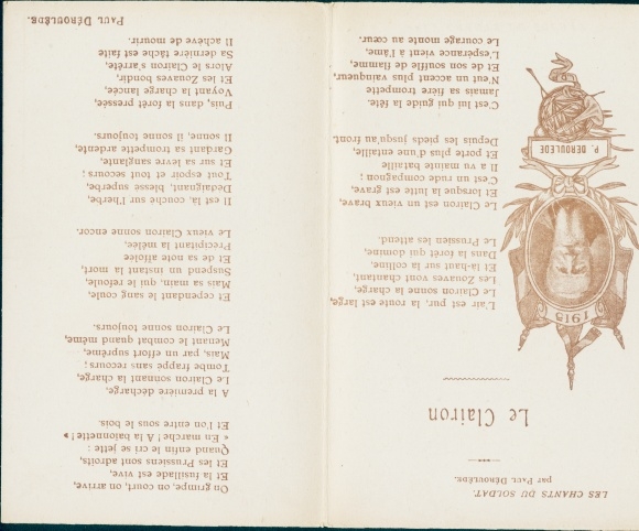 Klapp Artist PC Le Clairon, Les Chants du Soldier, Journees du Poilu, French Army