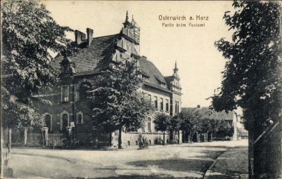Postcard Osterwieck am Harz, Imperial Post Office
