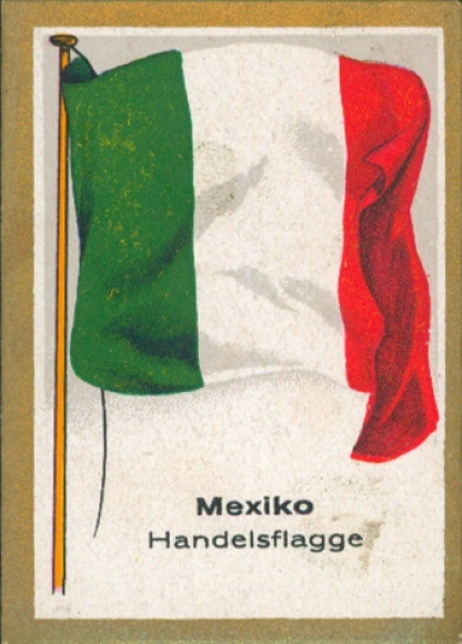 Obraz kolekcjonerski Flaga Bułgarii nr 301, Meksyk, flaga handlowa