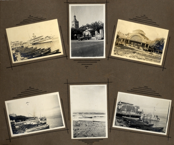 Photo album alpinism, mountaineers, glaciers, snow
