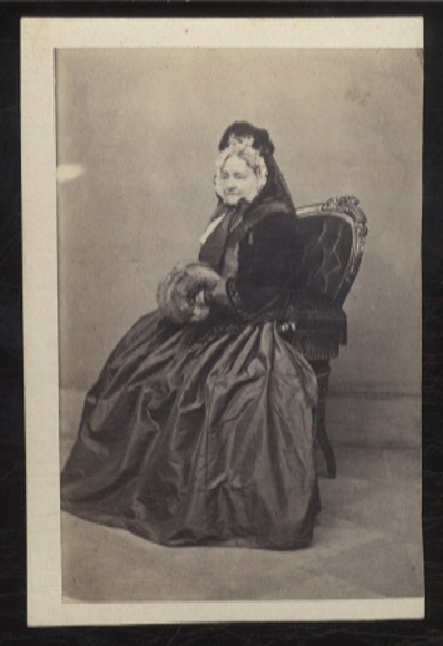 CdV portrait Ida von Reuß zu Greiz, née Schaumburg-Lippe