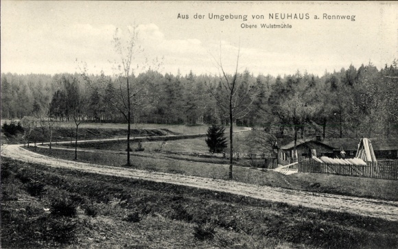 Ak Neuhaus am Rennweg Thüringen, Obere Wulstmühle