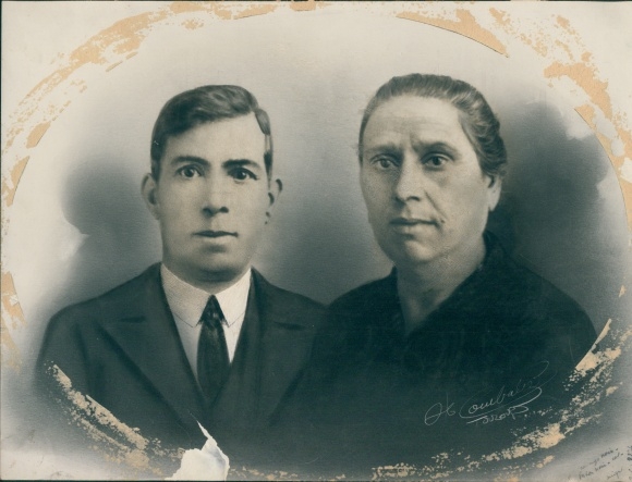 Foto Combalie, Henri, Toulouse, Portrait, Mann und Frau