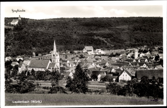 Ak Laudenbach an der Bergstraße, Panorama