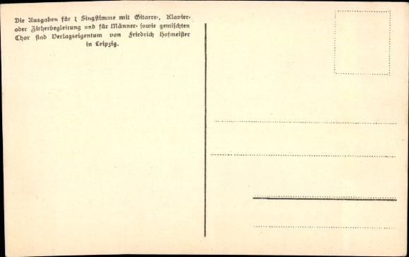 Artist Song Postcard Günther, Anton, Gottesgab, My Father's House, Dialect No. 18