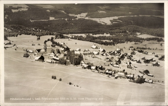 Ak Höchenschwand im Schwarzwald, Fliegeraufnahme