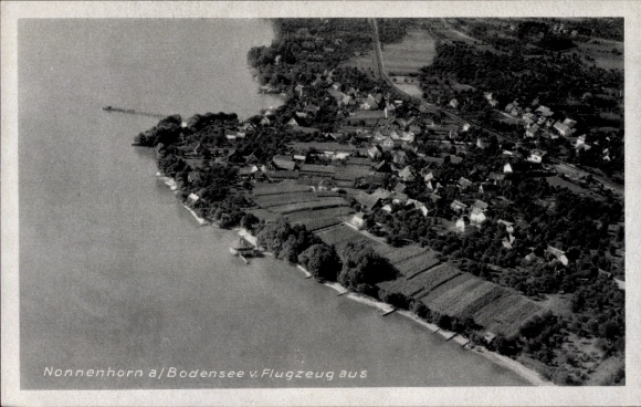 Ak Nonnenhorn am Bodensee, Fliegeraufnahme