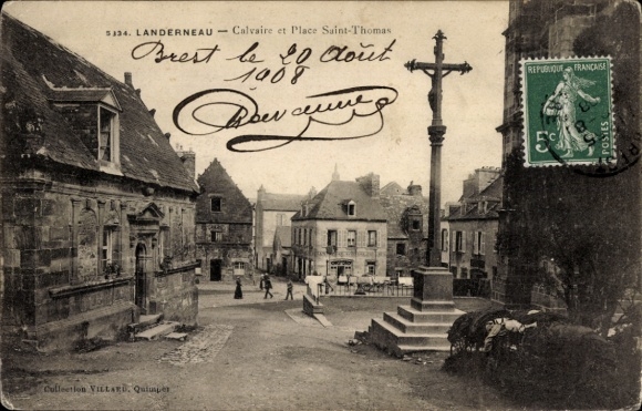 PC Landerneau Finistère, Calvaire, Place Saint-Thomas