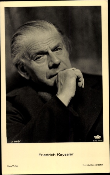 Ak Schauspieler Friedrich Kayssler, Portrait