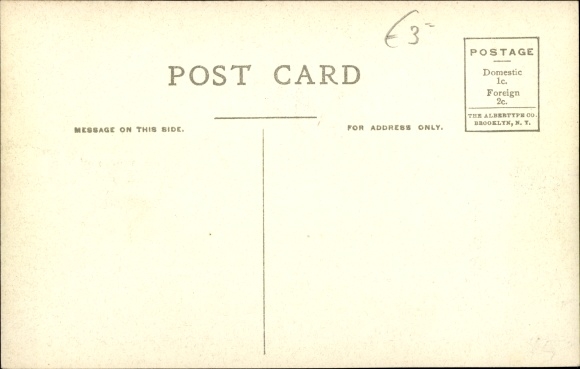 Postcard Hudson River Day Line Steamer Albany