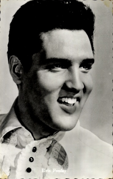 Piosenkarz KP Elvis Presley, portret