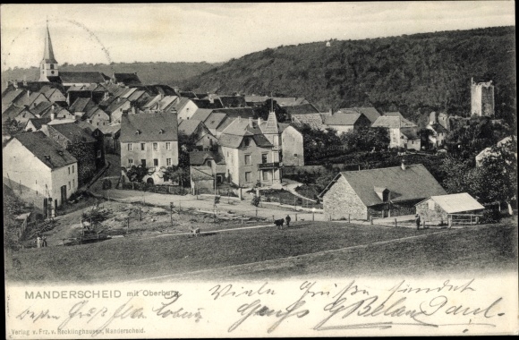 Ak Manderscheid in der Eifel, Totale