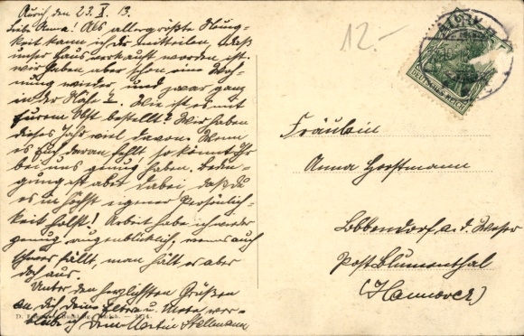 Postcard Aurich in Ostfriesland, Sandhorsterstraße