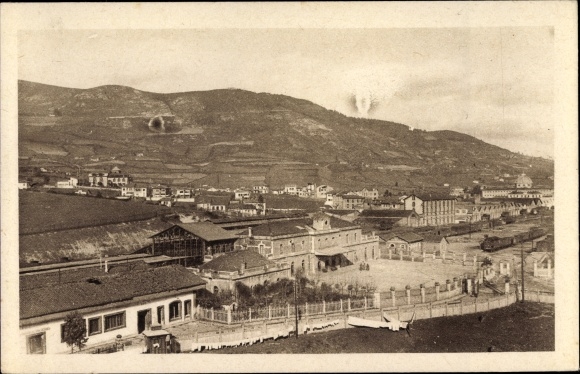 Ansichtkaart Oviedo Asturias Spanje, Estacion del Ferrocarril del Norte