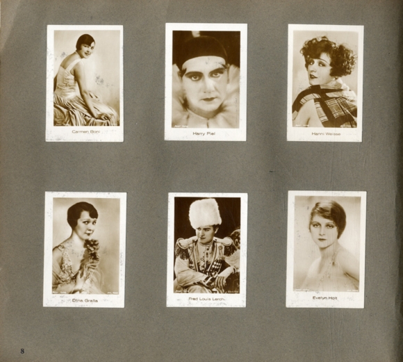 Mercedes film pictures I Artists from all over the world collective picture album Batschari cigarette factory, Baden-Ba