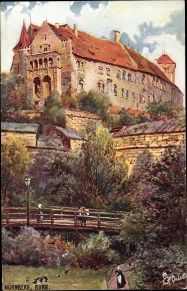 Artist PC Flower, Charles, Nuremberg in Middle Franconia Bavaria, Burg Tuck 612B