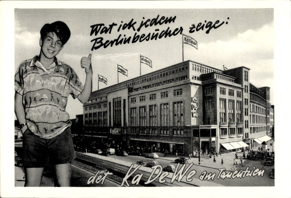 KP Berlin Schöneberg, KaDeWe, Dom Towarowy Zachodu