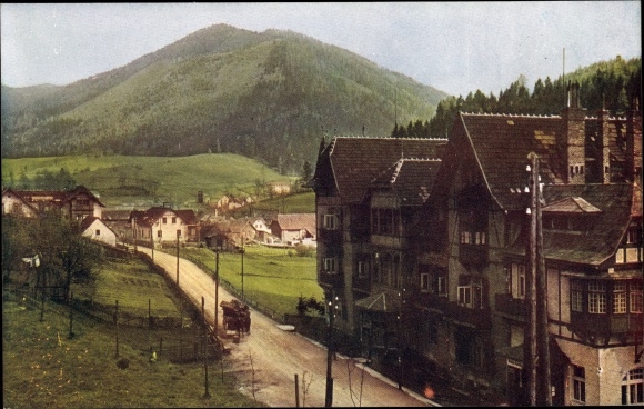 Postcard Steinhaus am Semmering Styria, partial view