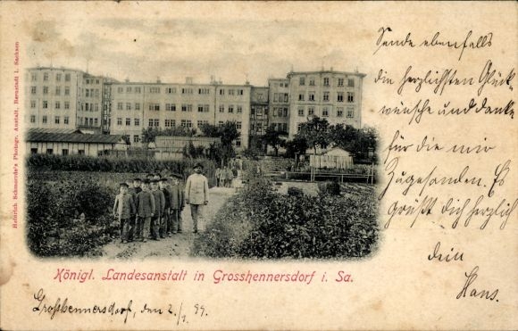 Ak Großhennersdorf Herrnhut in Sachsen, Königliche Landesanstalt