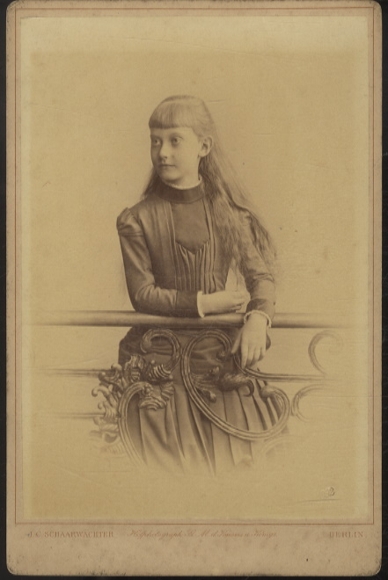Cabinet Photo portrait Princess Feodora of Saxe-Meiningen