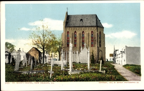 Ak New Orleans Louisiana USA, St. Roch&#39;s Chapel