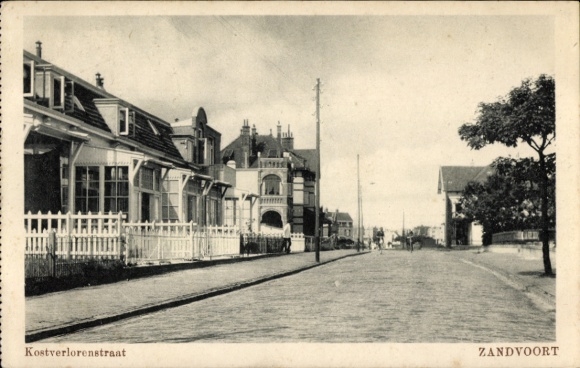 Ak Zandvoort Noord-Holland Nederland, Kostverlorenstraat