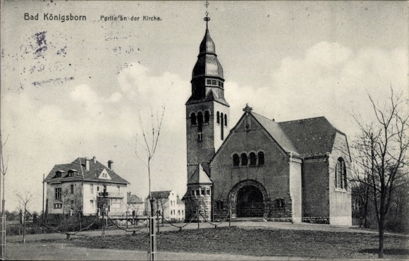 Ak Königsborn Unna im Ruhrgebiet, Kirche