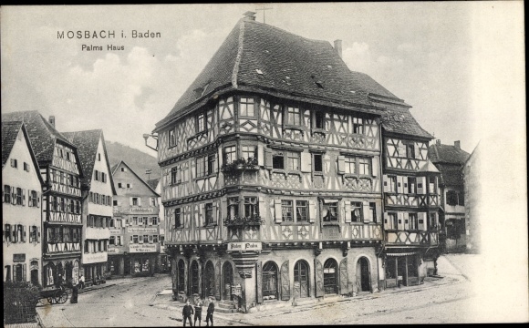 KP Mosbach am Odenwald, Palms Haus, domy z muru pruskiego