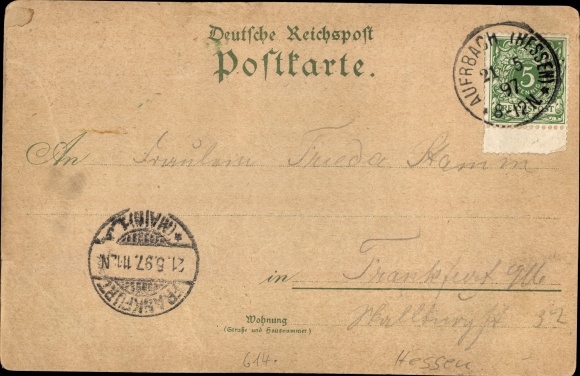 litho Felsberg in Hessen, Hotel Felsberg, Felsenmeer, altaarsteen, badhuis