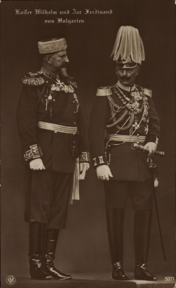 PC Kaiser Wilhelm II, Tsar Ferdinand I of Bulgaria, portrait, uniforms, NPG 5371