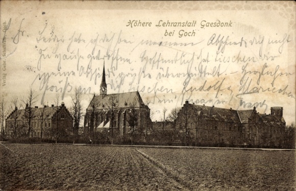 Postcard Gaesdonck Goch am Niederrhein, Higher Education Institution