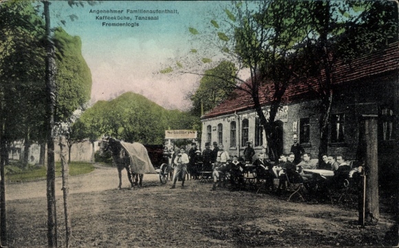 Postcard Summt Mühlenbeck Mühlenbecker Land, Inn at the German House