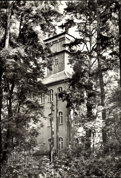 Ak Roßlau, Schulungs- u. Erholungsheim Spitzberg staatl. Forstwirtschaftsbetrieb, Schloss