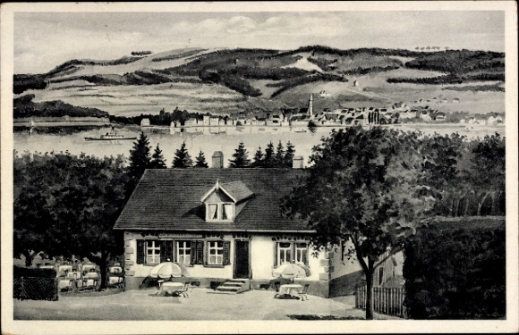 Ak Hemmenhofen Gaienhofen am Bodensee, Gasthaus zur Post