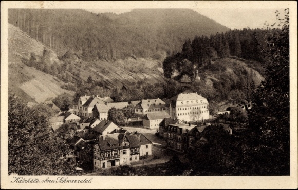 KP Katzhütte w Schwarzatal Turyngii, częściowy widok