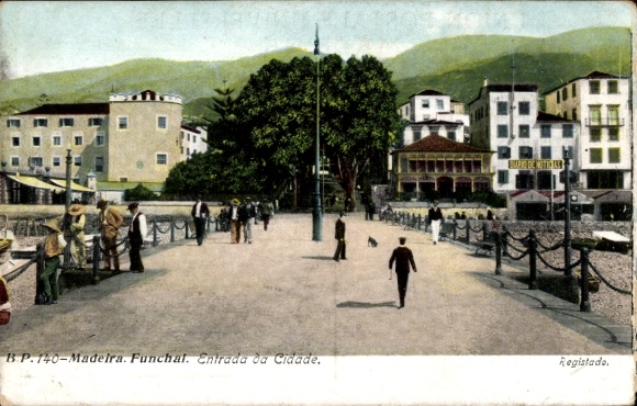 KP Funchal Island Madera Portugalia, Wejście do miasta