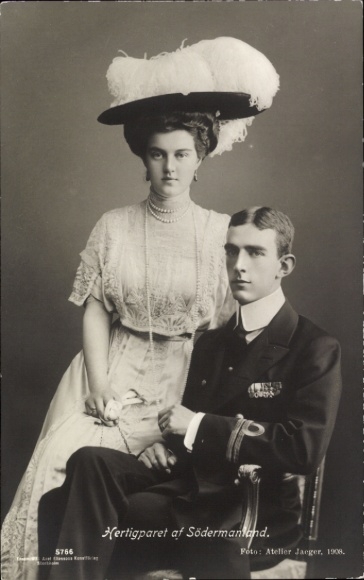 Ak Marija Pawlowna Romanowa, Prinz Wilhelm von Schweden