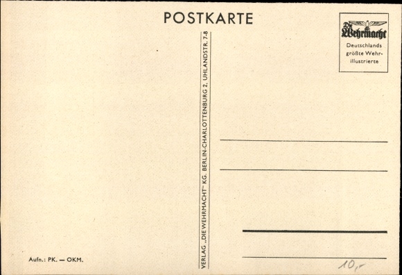 Postcard Unter dem Polarhimmel, German reconnaissance troop of the Narvik group, Wehrmacht