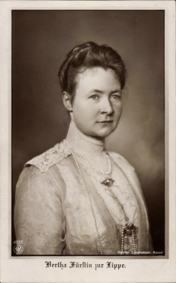 PC Bertha Princess zur Lippe, portrait