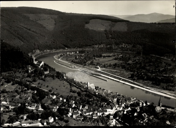 Foto Hirschhorn am Neckar, Fliegeraufnahme