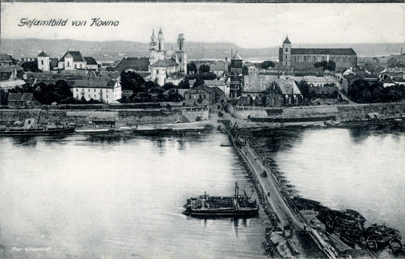 KP Kaunas Kowno Kauen Litwa, widok ogólny, I wojna światowa