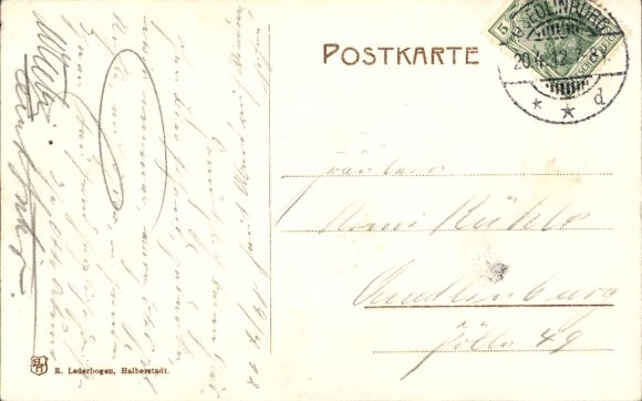 Postcard Münzenberg in Oberhessen, general view